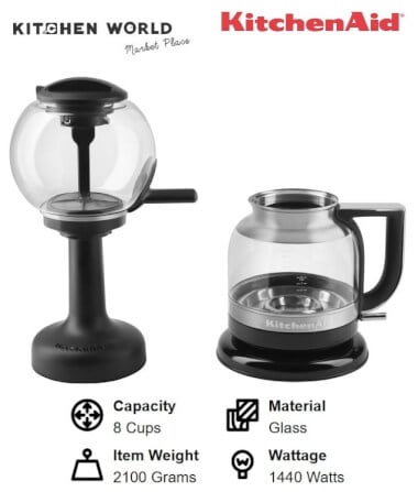เครื่องชงกาแฟ KitchenAid 5KCM0812BOB กำลังไฟ 1440 วัตต์_4